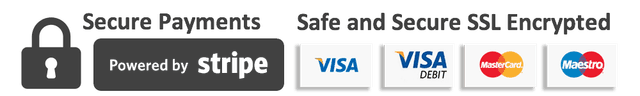 100% Secure Payment by stripe